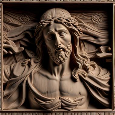 3D model st jesus (STL)